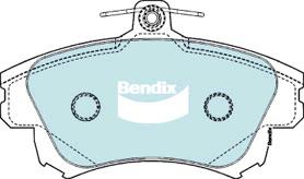 Bendix General CT Brake Pad Set Front DB1381 GCT