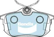 Bendix EURO Brake Pad Set Rear DB1382 EURO+