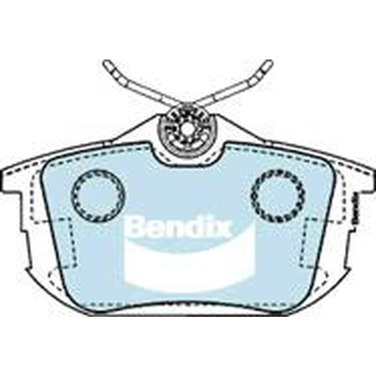 Bendix General CT Brake Pad Set Rear DB1382 GCT