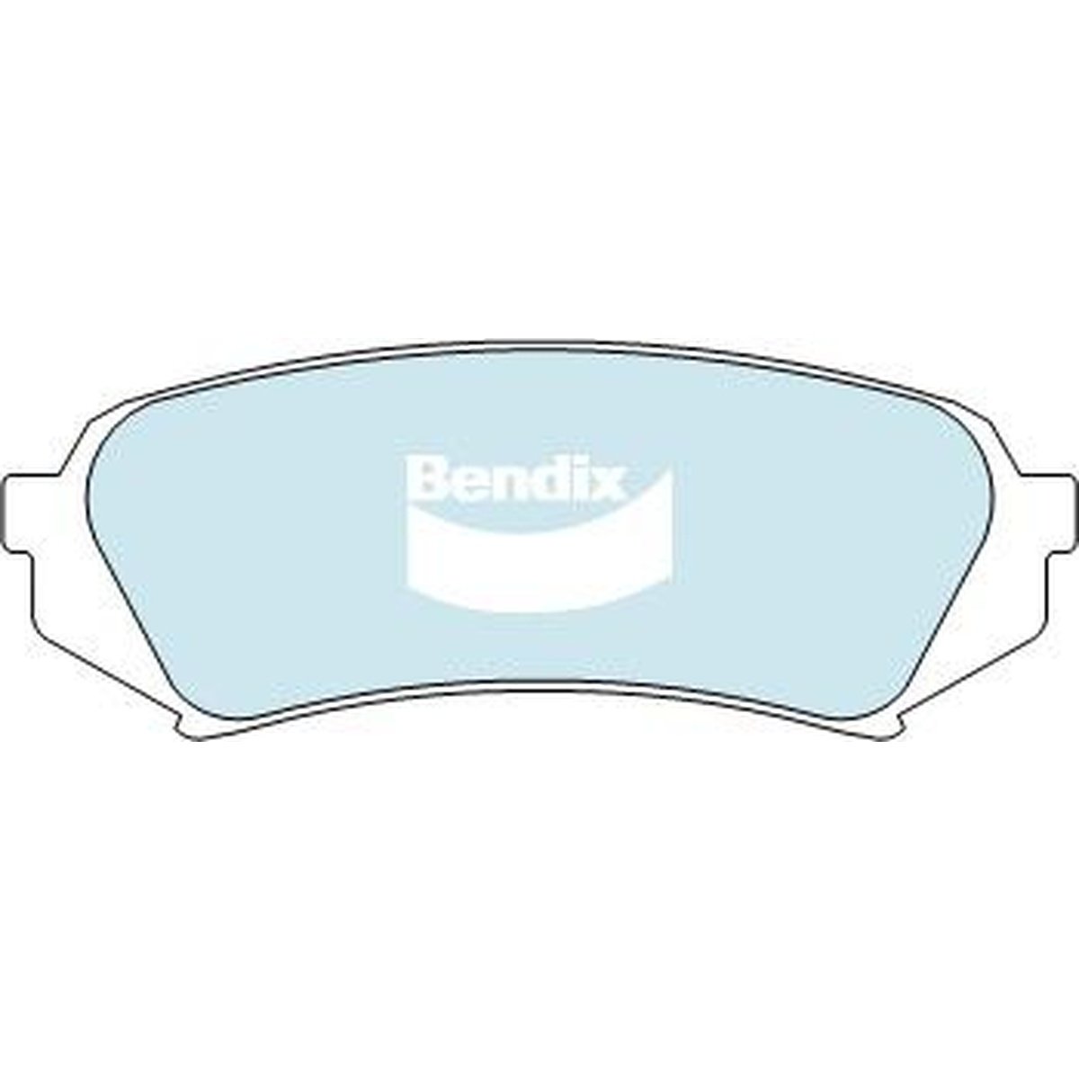Bendix 4x4 Brake Pad Set Rear DB1383 -4WD