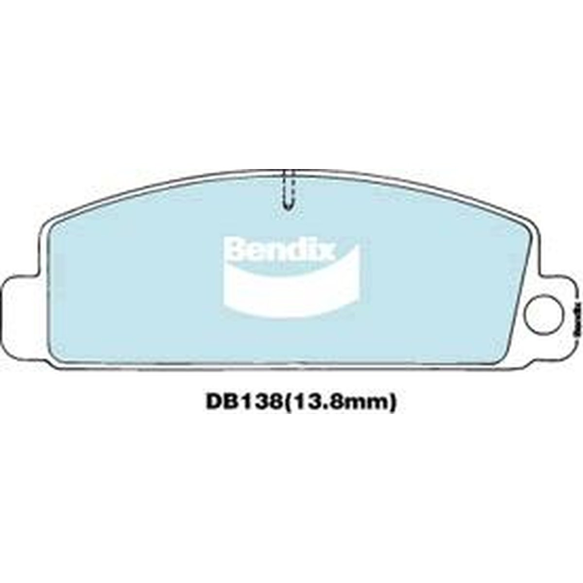 Bendix General CT Brake Pad Set Front DB138 GCT