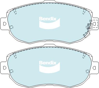 Bendix Ultimate+ Brake Pad Set Front DB1395 ULT+