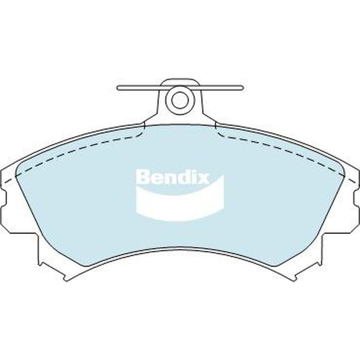 Bendix General CT Brake Pad Set Front DB1402 GCT