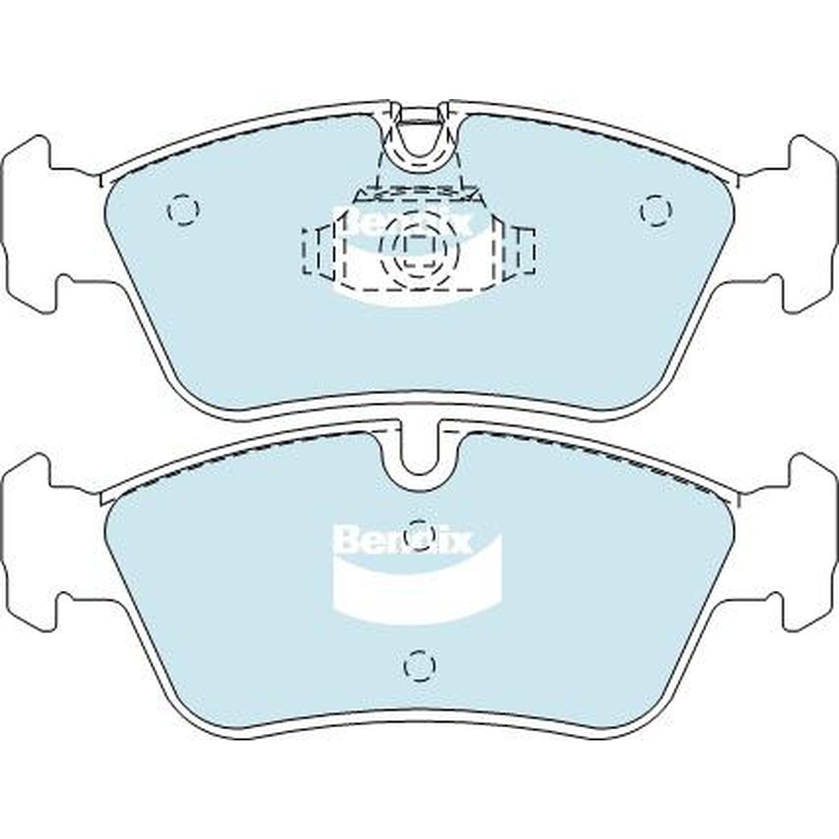 Bendix EURO Brake Pad Set Front DB1414 EURO+