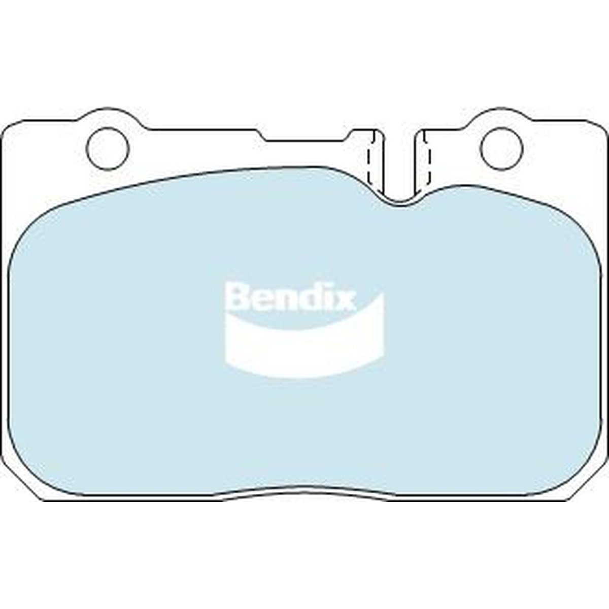 Bendix Heavy Duty Brake Pad Set Front DB1421 HD