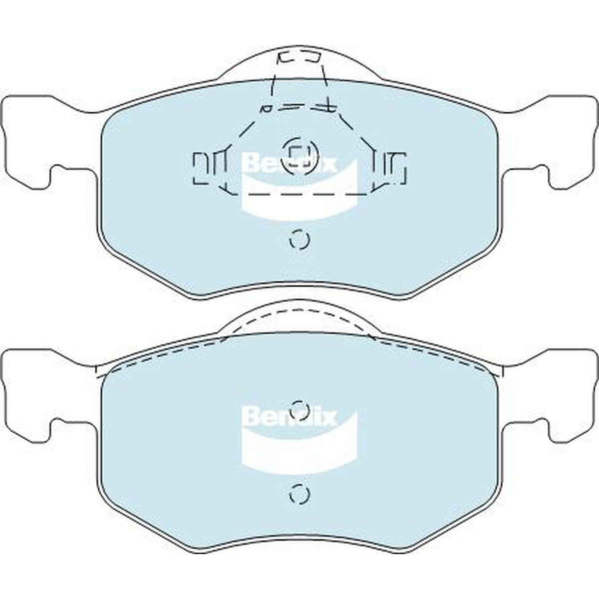 Bendix Heavy Duty Brake Pad Set Front DB1426 HD