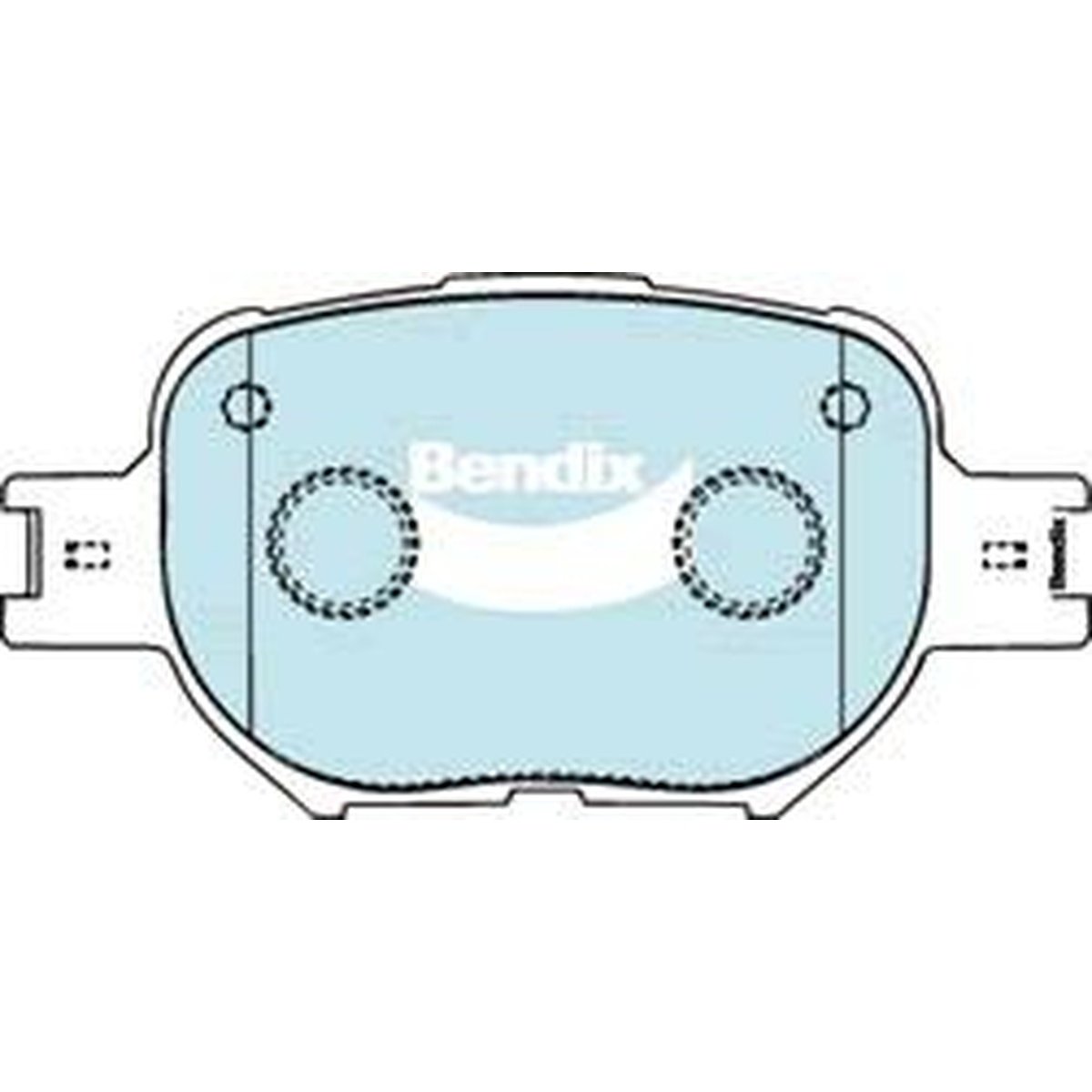 Bendix General CT Brake Pad Set Front DB1431 GCT