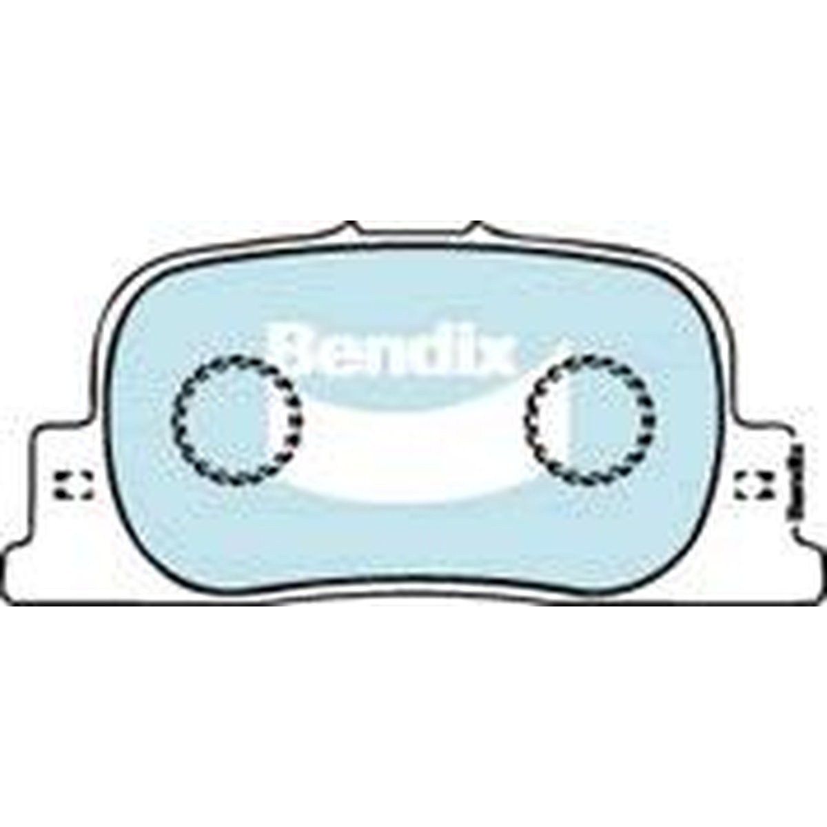 Bendix General CT Brake Pad Set Rear DB1434 GCT
