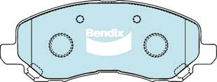Bendix General CT Brake Pad Set Front DB1441 GCT