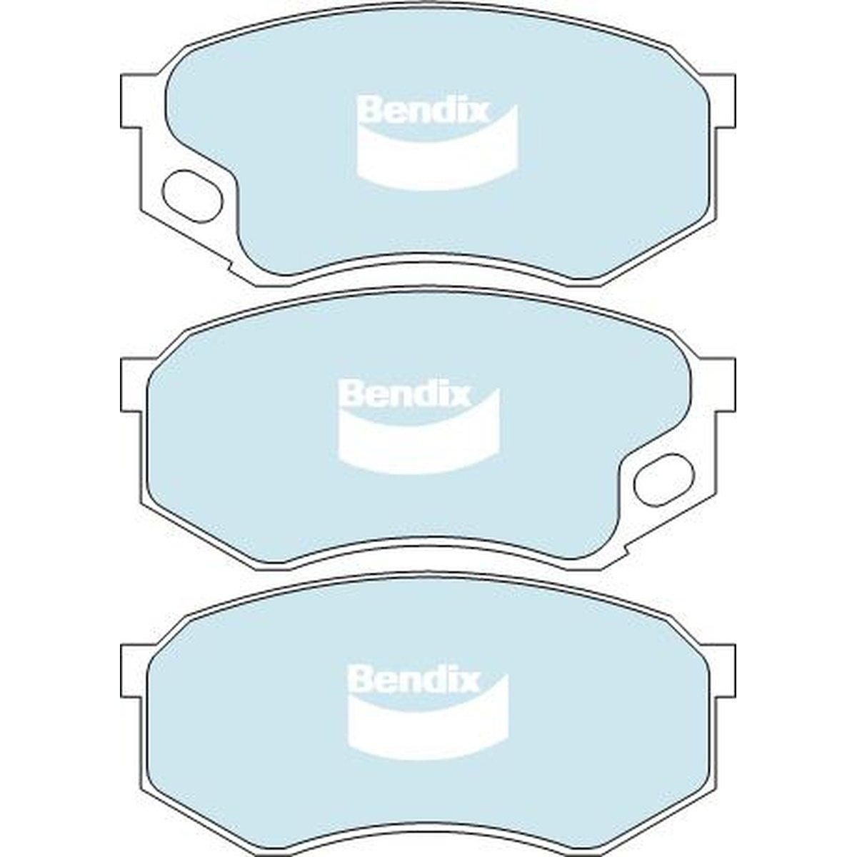 Bendix Heavy Duty Brake Pad Set Front DB1446 HD