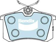 Bendix EURO Brake Pad Set Rear DB1449 EURO+