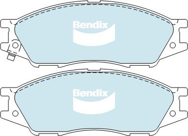 Bendix General CT Brake Pad Set Front DB1454 GCT