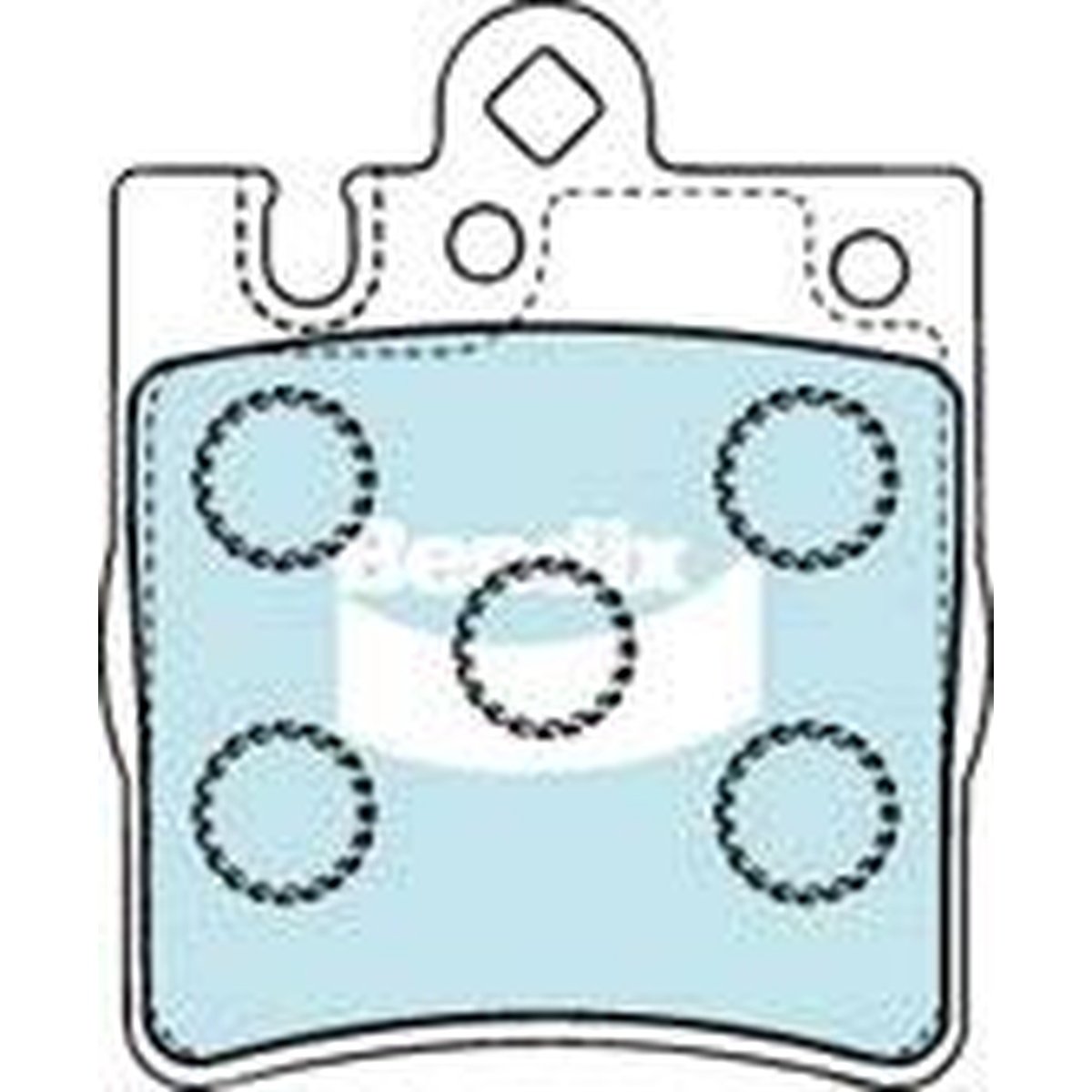 Bendix EURO Brake Pad Set Rear DB1457 EURO+