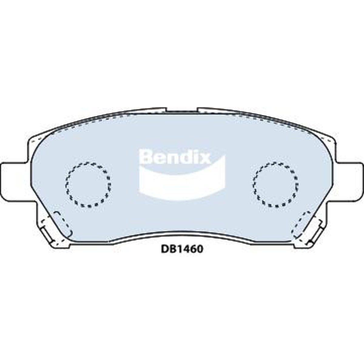Bendix General CT Brake Pad Set Front DB1460 GCT