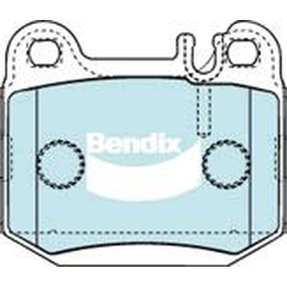 Bendix EURO Brake Pad Set Rear DB1461 EURO+