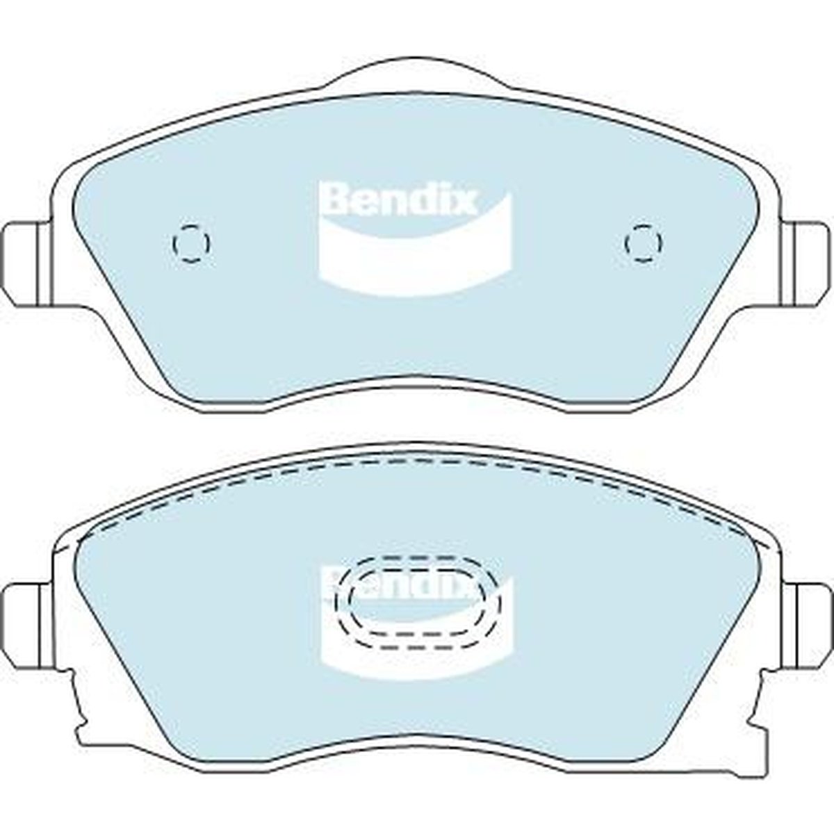 Bendix Protrans Brake Pad Set Front DB1471 PR