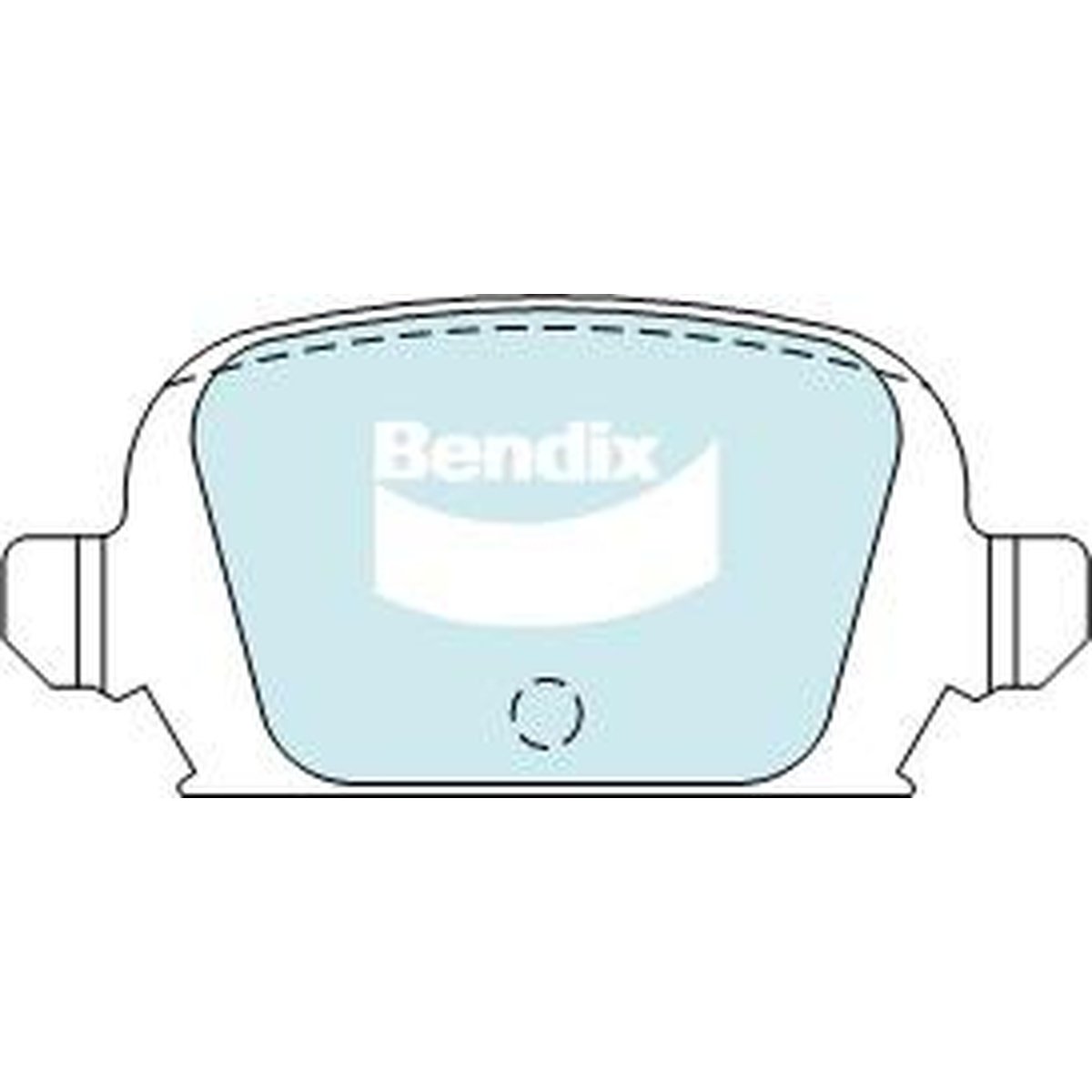 Bendix Protrans Brake Pad Set Rear DB1472 PR
