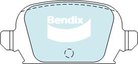 Bendix EURO Brake Pad Set Rear DB1472 EURO+