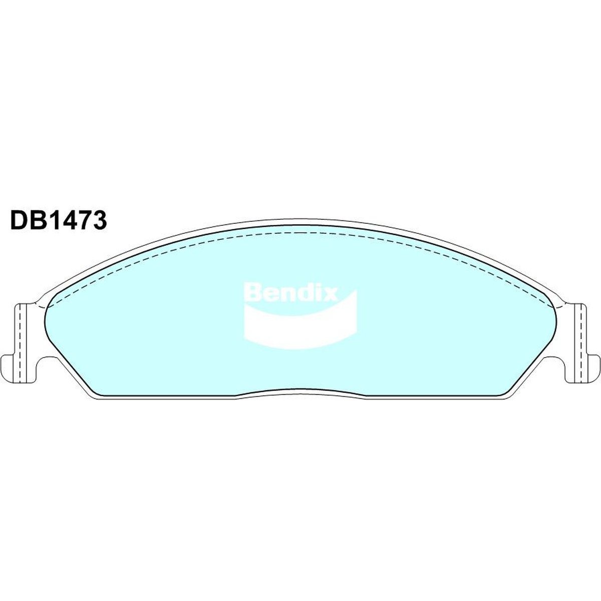 Bendix SRT Brake Pad Set Front DB1473 SRT