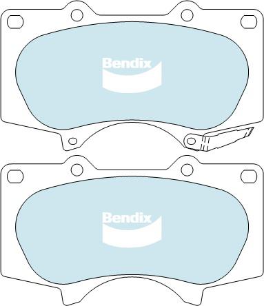 Bendix Ultimate Brake Pad Set Front DB1482 ULT