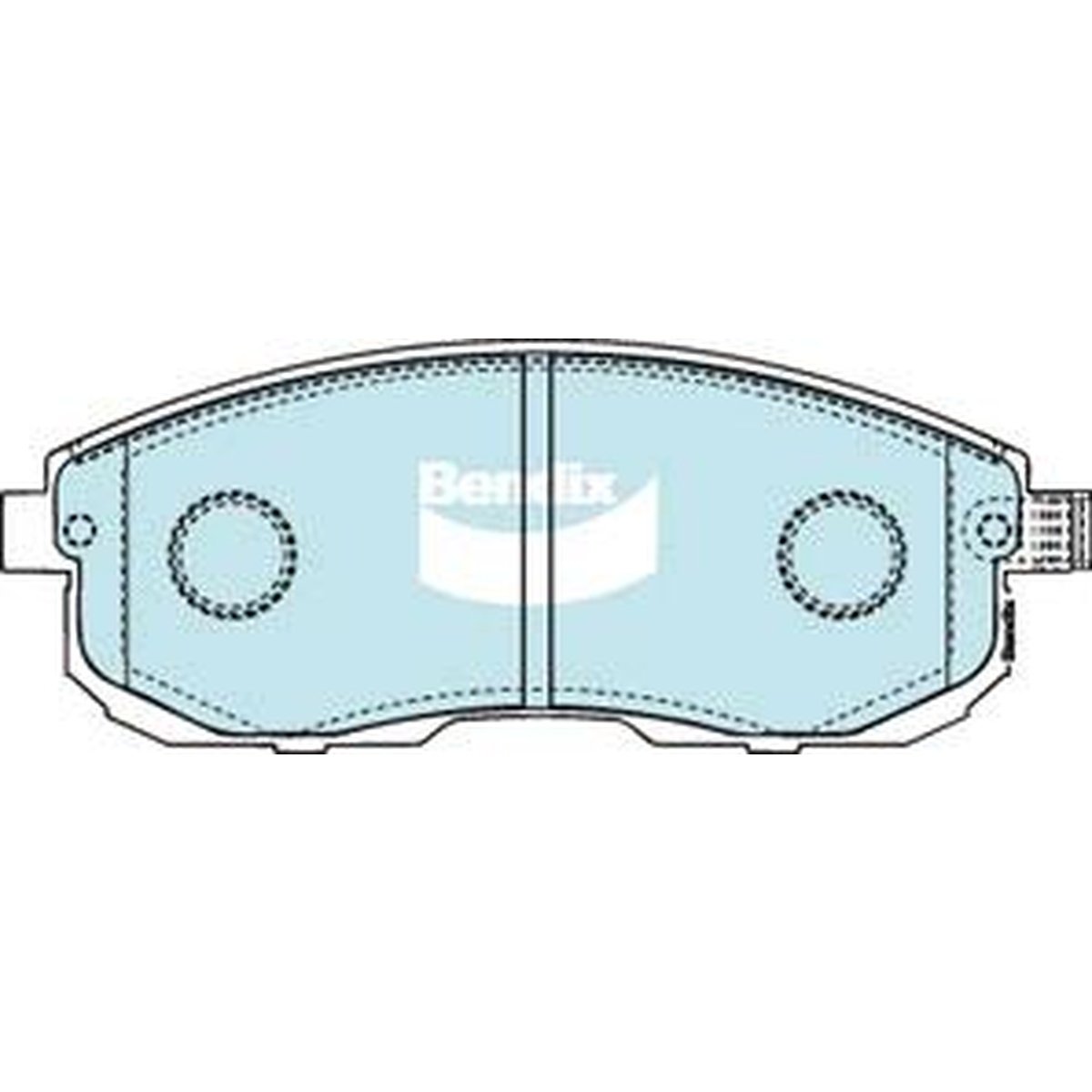 Bendix General CT Brake Pad Set Front DB1485 GCT