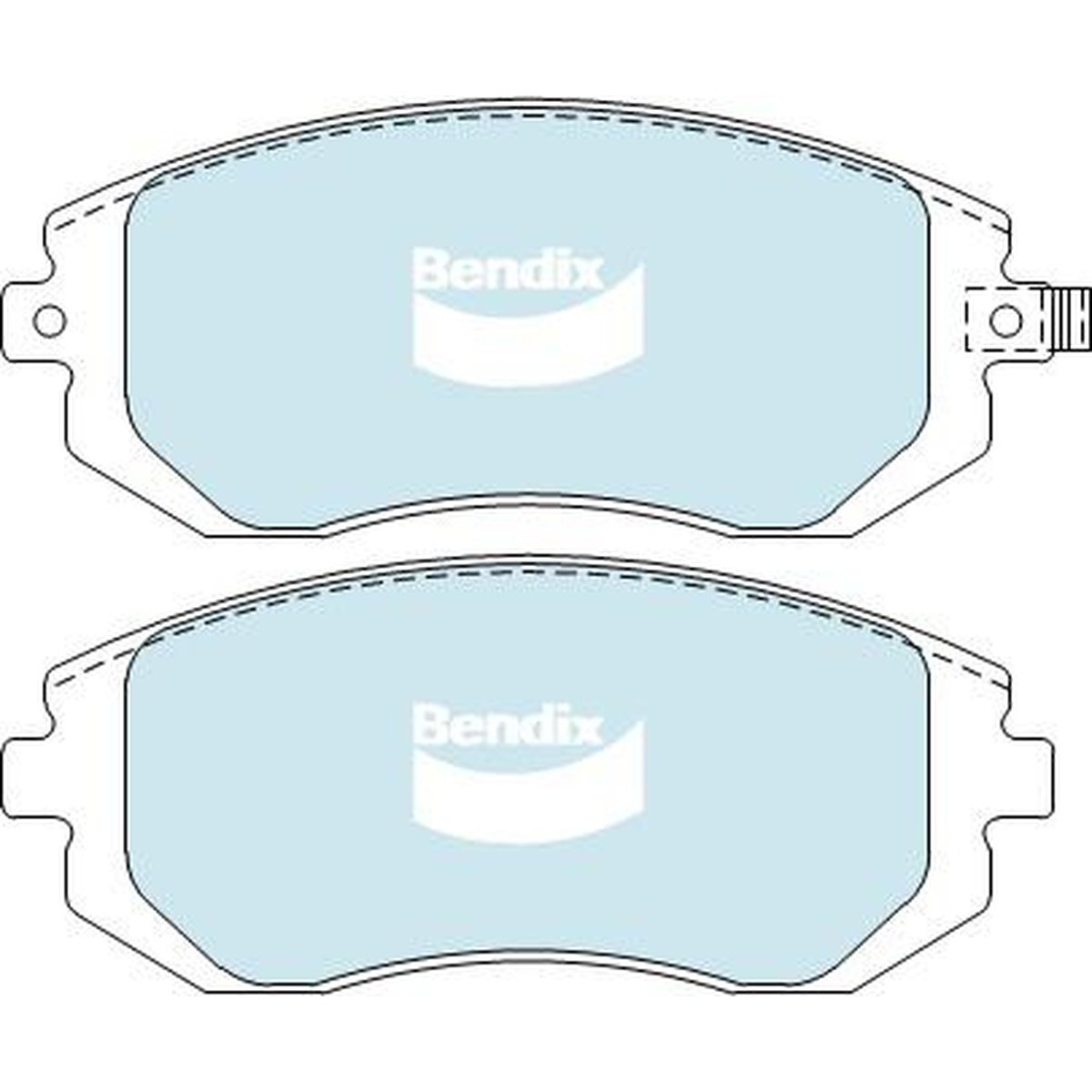 Bendix Ultimate+ Brake Pad Set Front DB1491 ULT+