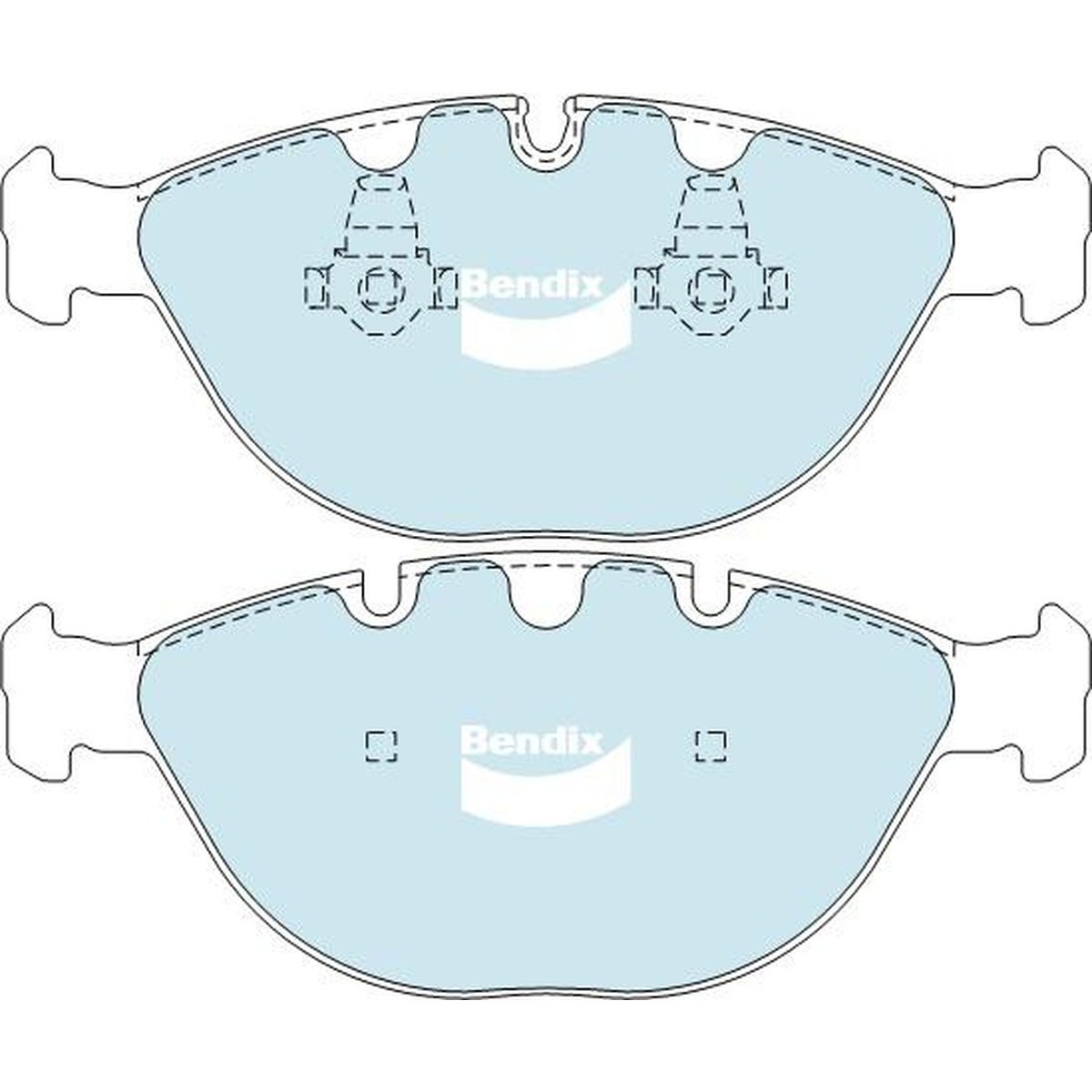 Bendix EURO Brake Pad Set Front DB1495 EURO+