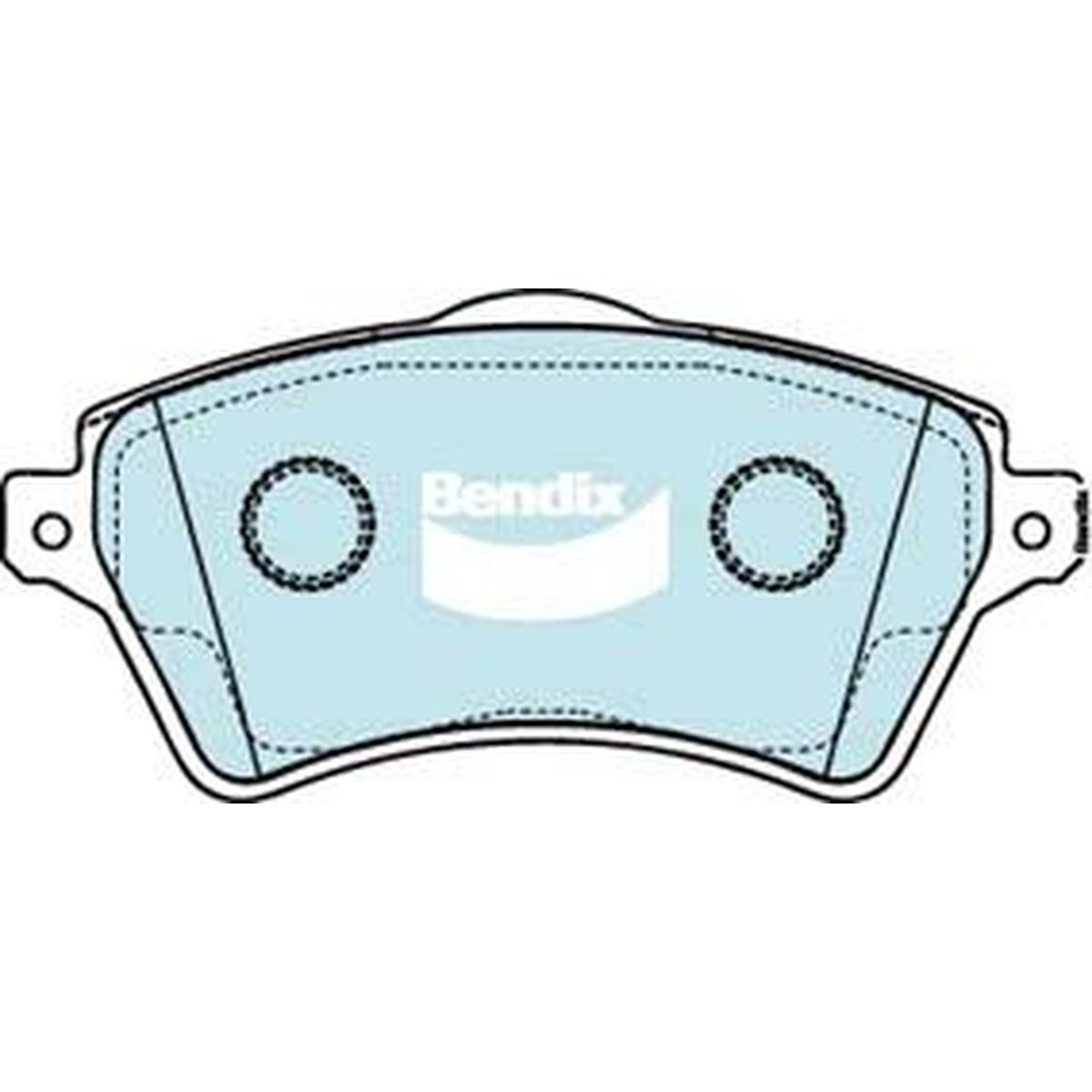 Bendix 4x4 Brake Pad Set Front DB1506 -4WD