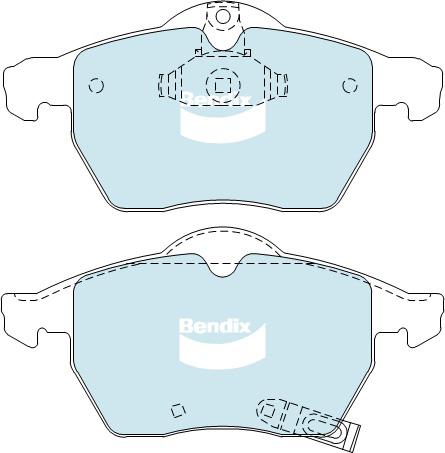 Bendix Ultimate Brake Pad Set Front DB1510 ULT