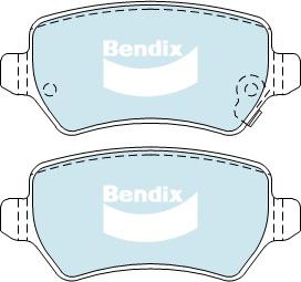 Bendix EURO Brake Pad Set Rear DB1511 EURO+