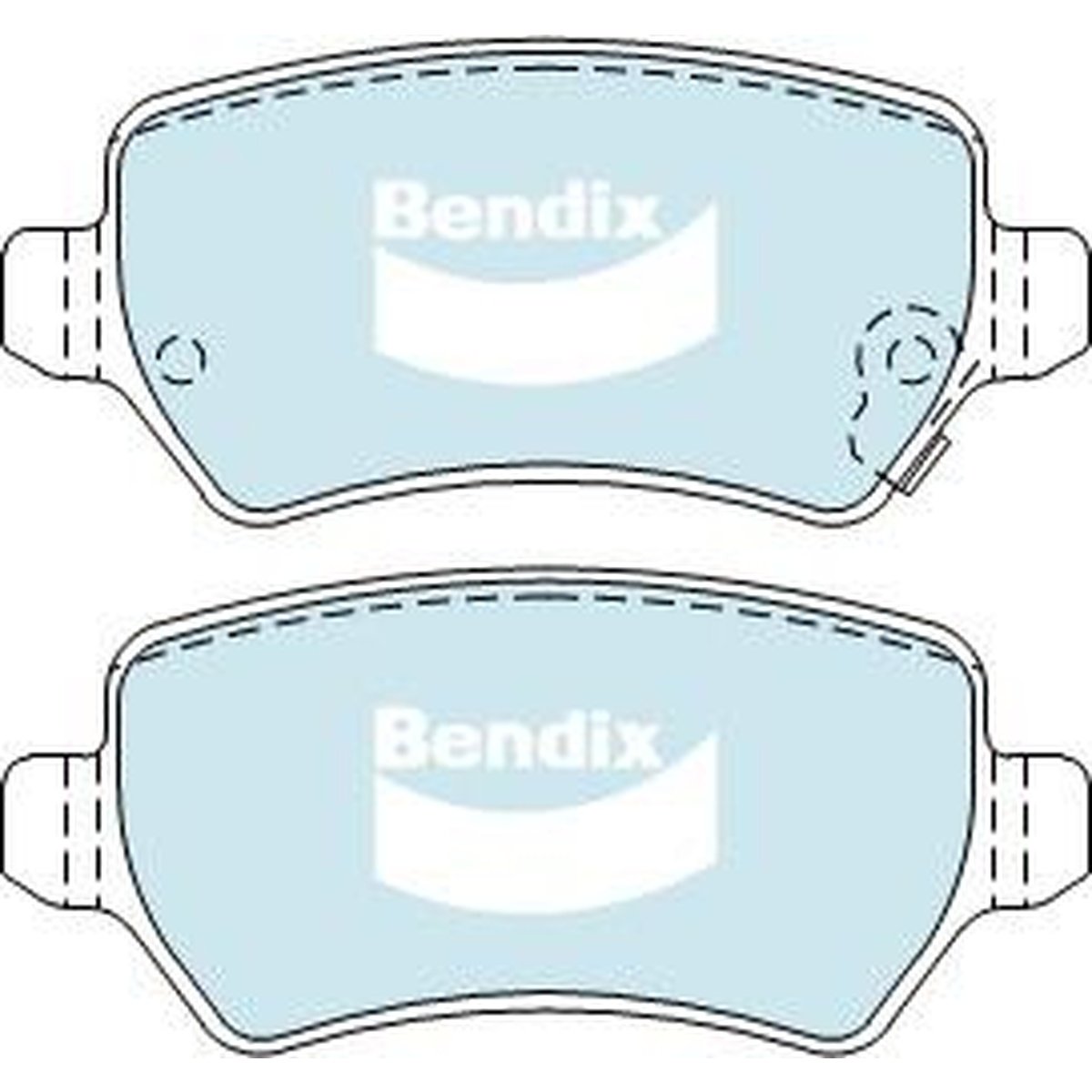 Bendix General CT Brake Pad Set Rear DB1511 GCT