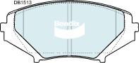 Bendix General CT Brake Pad Set Front DB1513 GCT