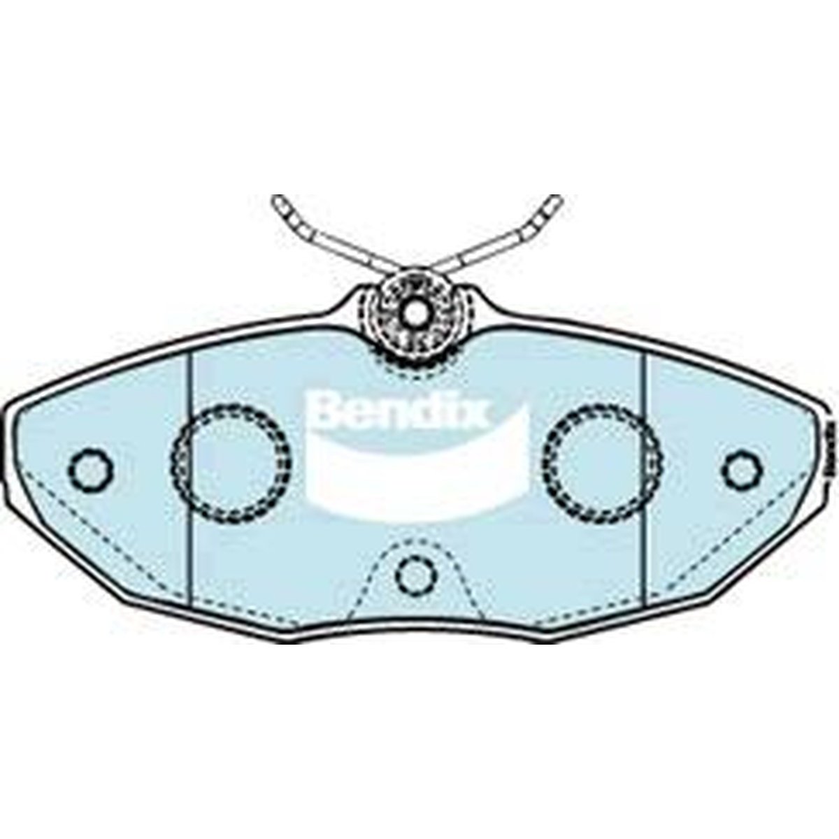 Bendix General CT Brake Pad Set Rear DB1514 GCT