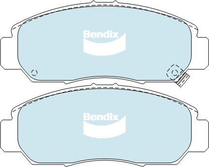 Bendix General CT Brake Pad Set Front DB1515 GCT