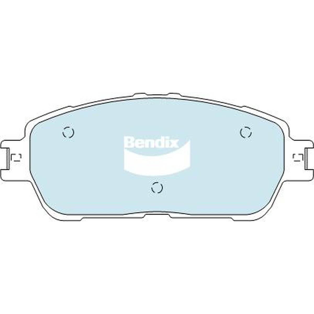 Bendix Heavy Duty Brake Pad Set Front DB1519 HD