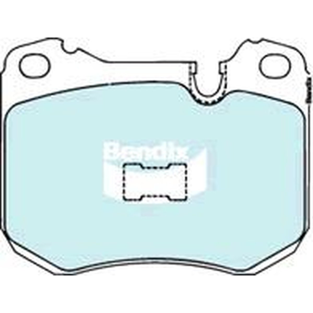 Bendix General CT Brake Pad Set Front DB165 GCT
