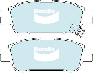 Bendix Heavy Duty Brake Pad Set Rear DB1660 HD