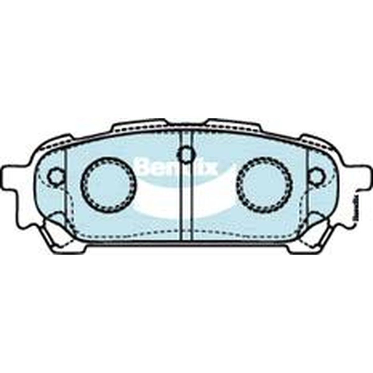 Bendix Ultimate Brake Pad Set Rear DB1672 ULT