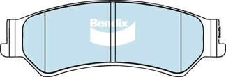 Bendix 4x4 Brake Pad Set Rear DB1675 -4WD