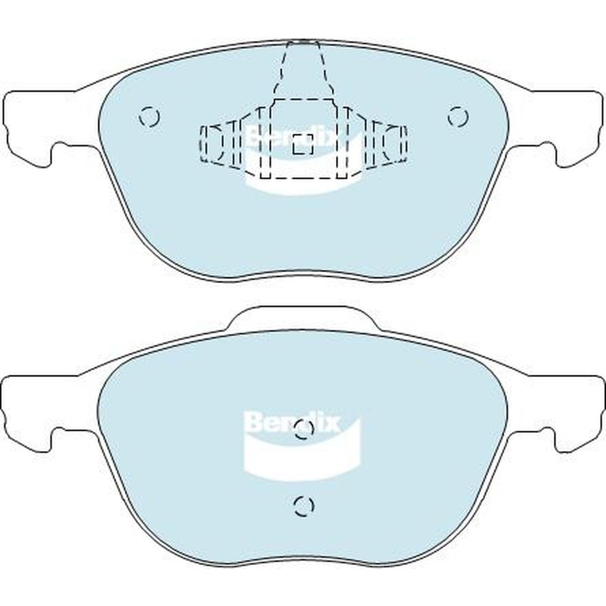 Bendix General CT Brake Pad Set Front DB1679 GCT