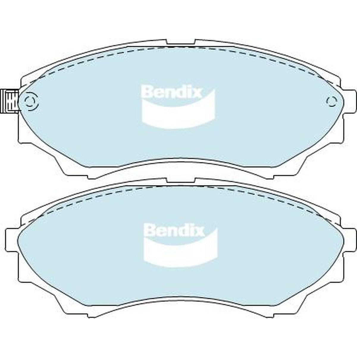 Bendix Heavy Duty Brake Pad Set Front DB1681 HD