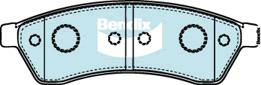 Bendix General CT Brake Pad Set Rear DB1689 GCT