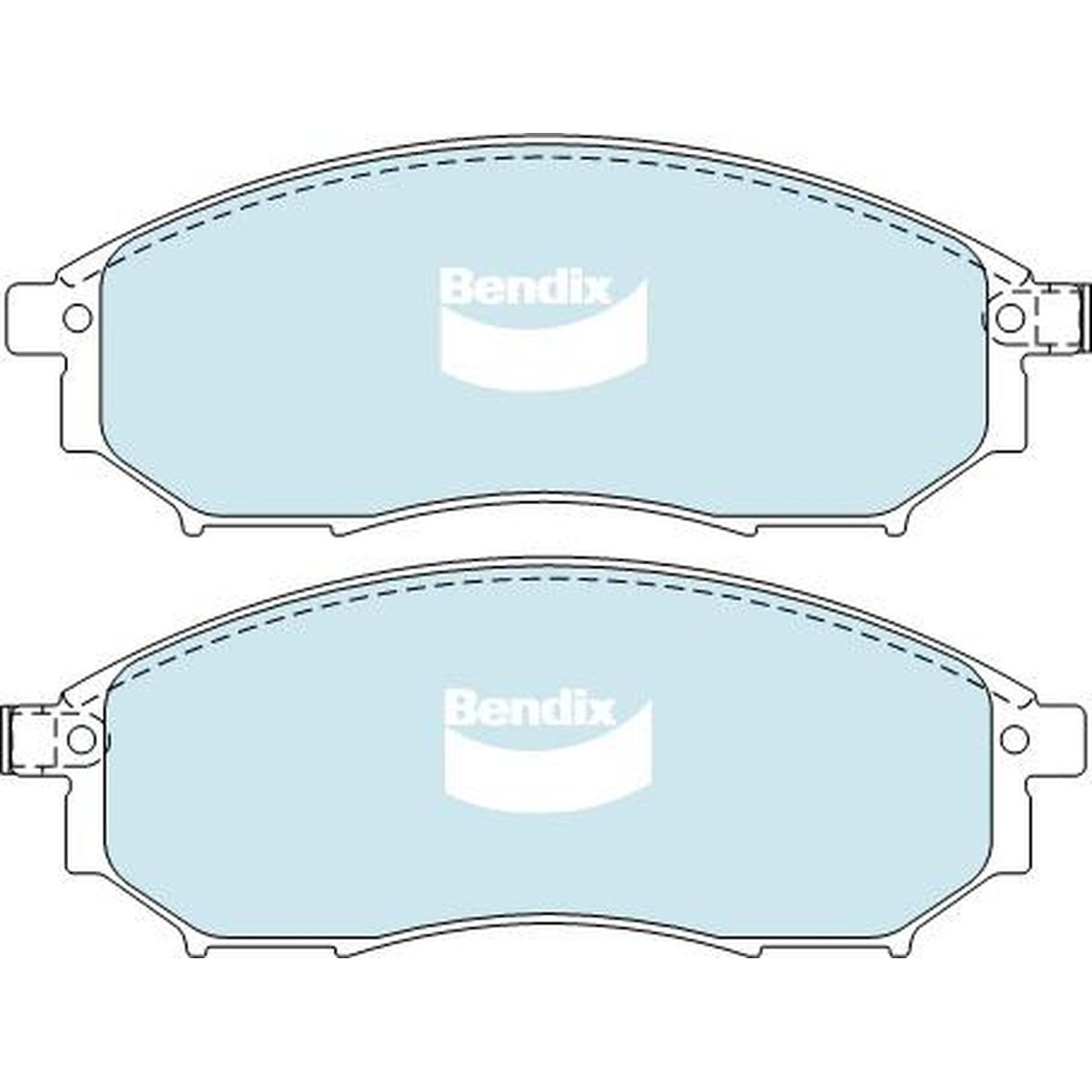 Bendix Heavy Duty Brake Pad Set Front DB1696 HD