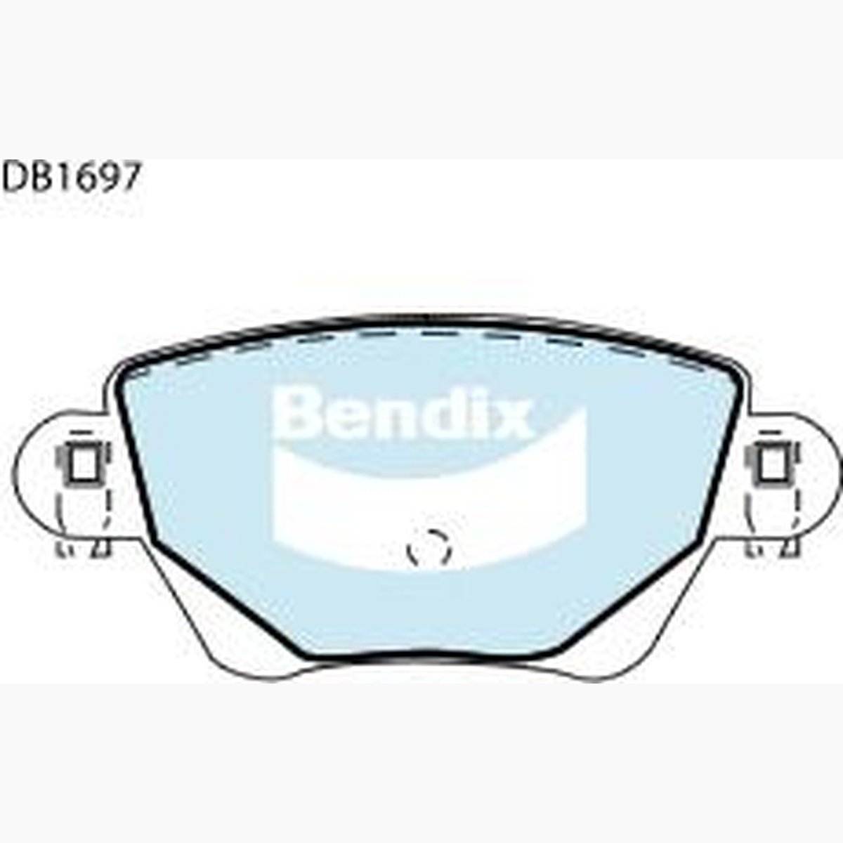Bendix General CT Brake Pad Set Rear DB1697 GCT