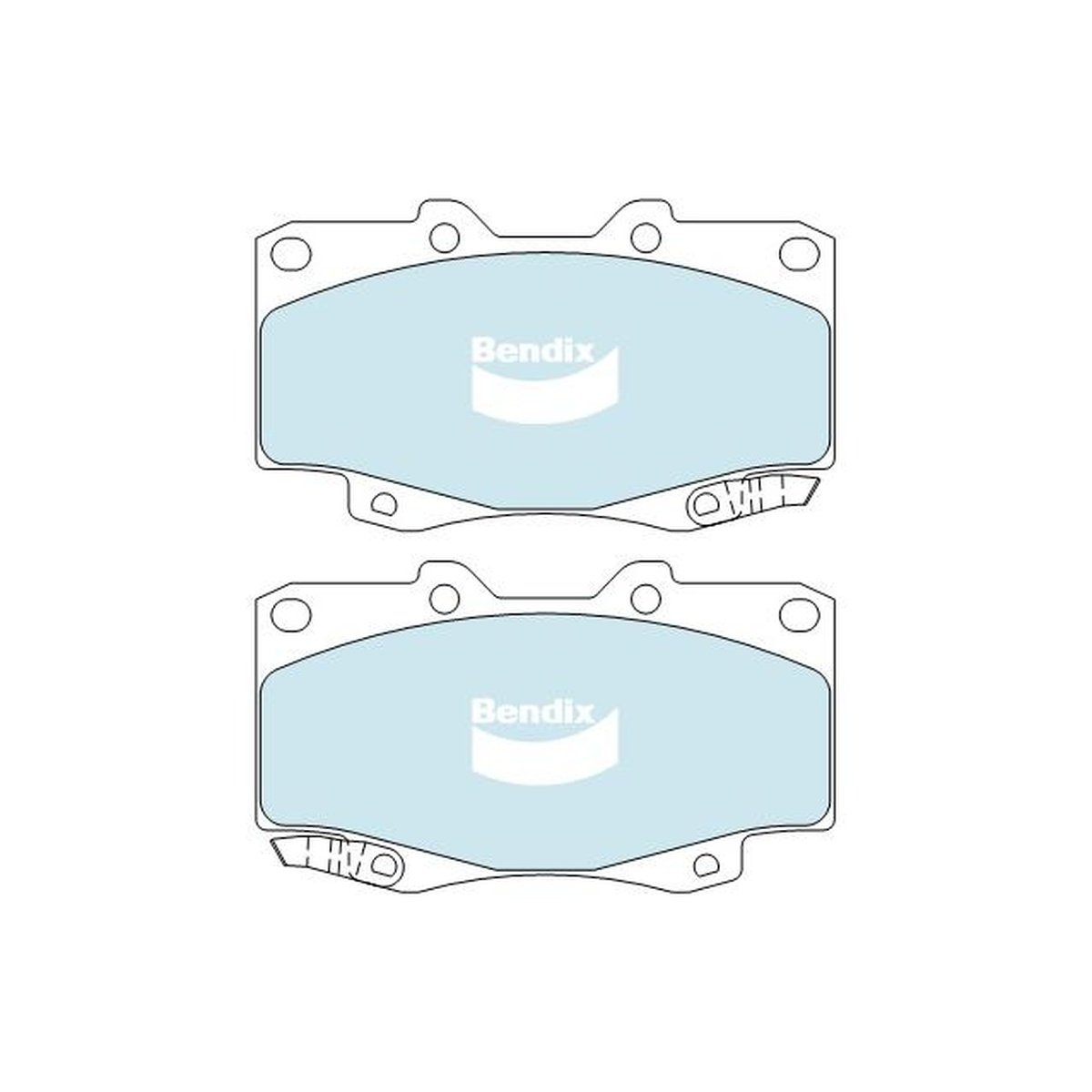 Bendix Ultimate Brake Pad Set Front DB1739 ULT