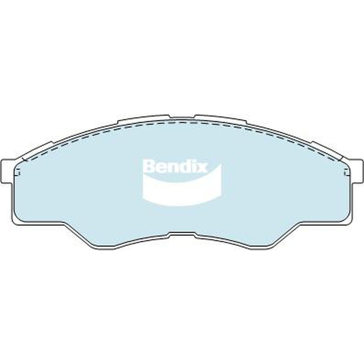 Bendix Heavy Duty Brake Pad Set Front DB1741 HD