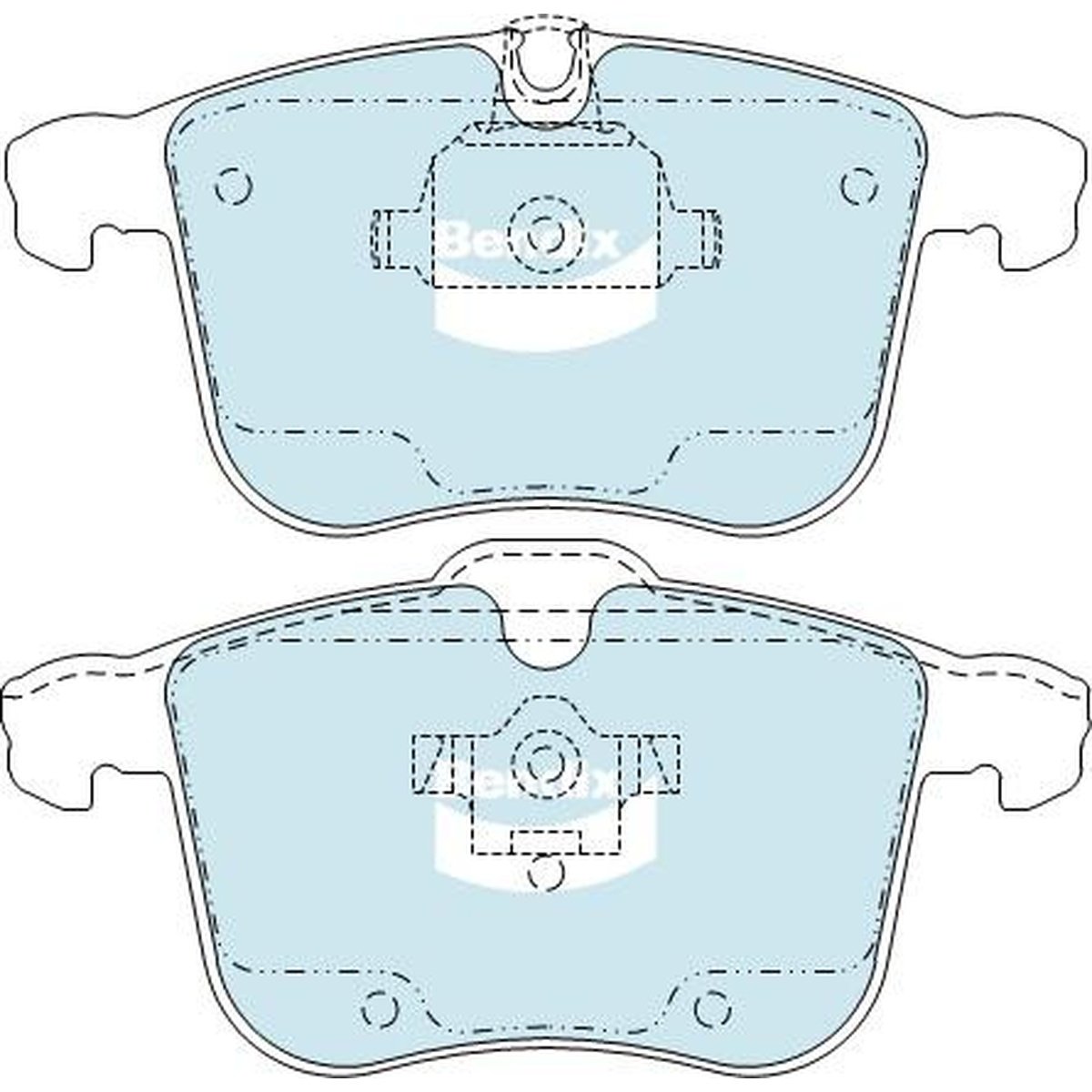 Bendix EURO Brake Pad Set Front DB1762 EURO+