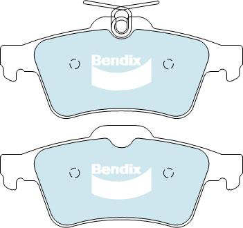 Bendix SRT Brake Pad Set Rear DB1763 SRT