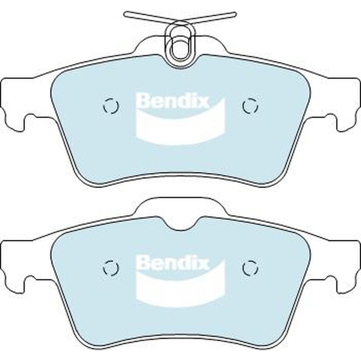 Bendix EURO Brake Pad Set Rear DB1763 EURO+