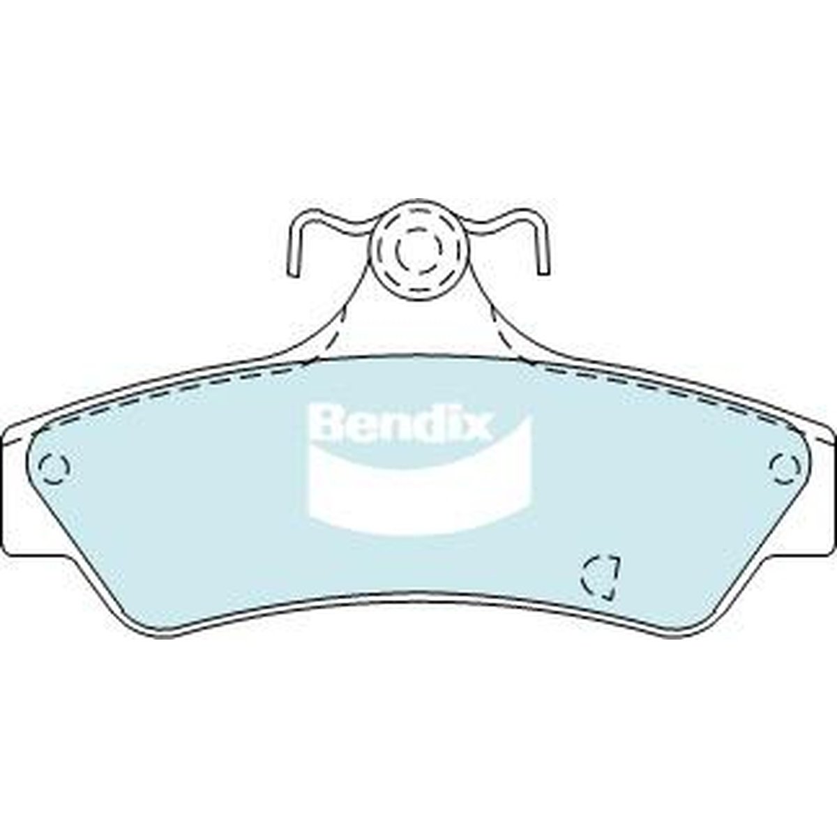 Bendix General CT Brake Pad Set Rear DB1779 GCT